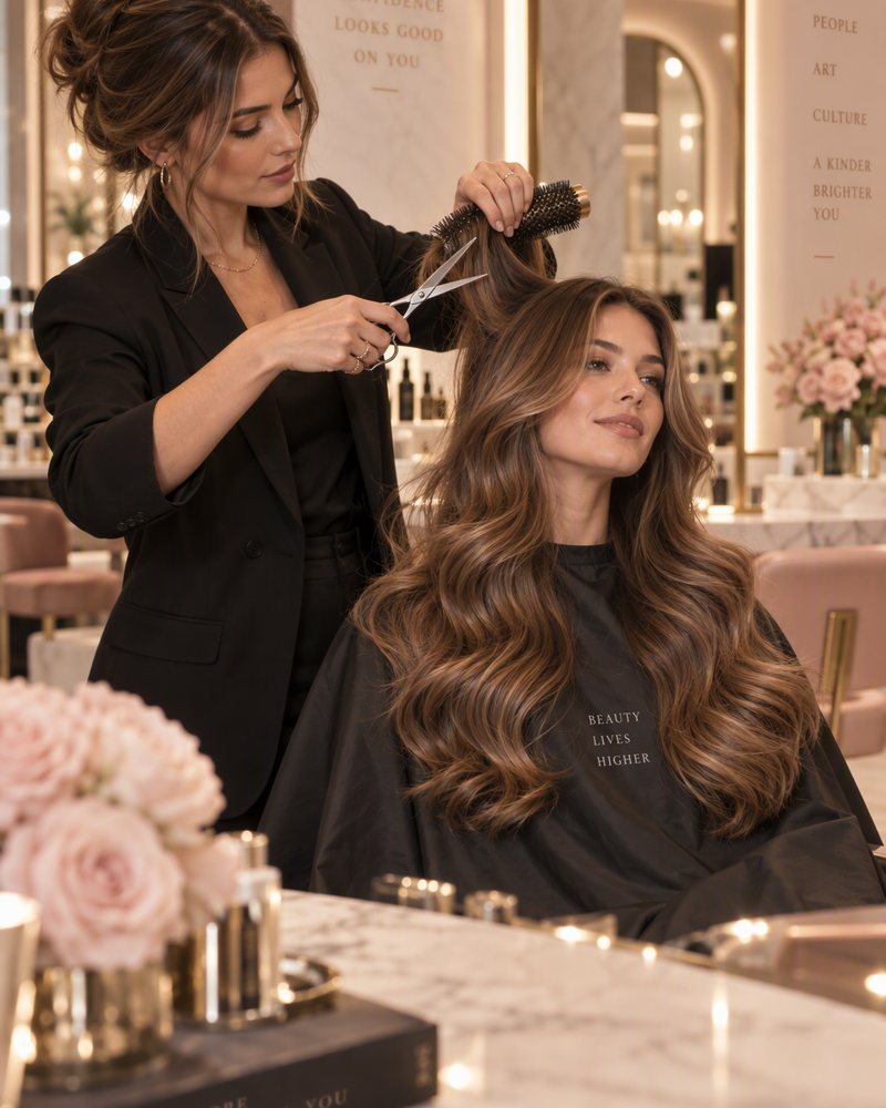 Hair Styling at BelleAura Kansas City